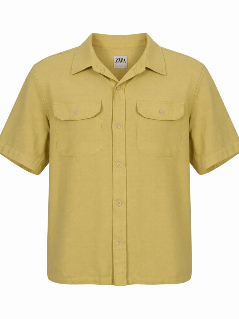 Zara Men's Short Sleeve Button Down Shirt L